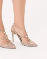 Valentino Patent Rockstud Caged Pump 100Mm - Image 7